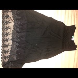 Lace bottom dress